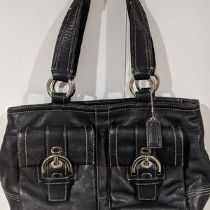 Coach Black Leather Purse